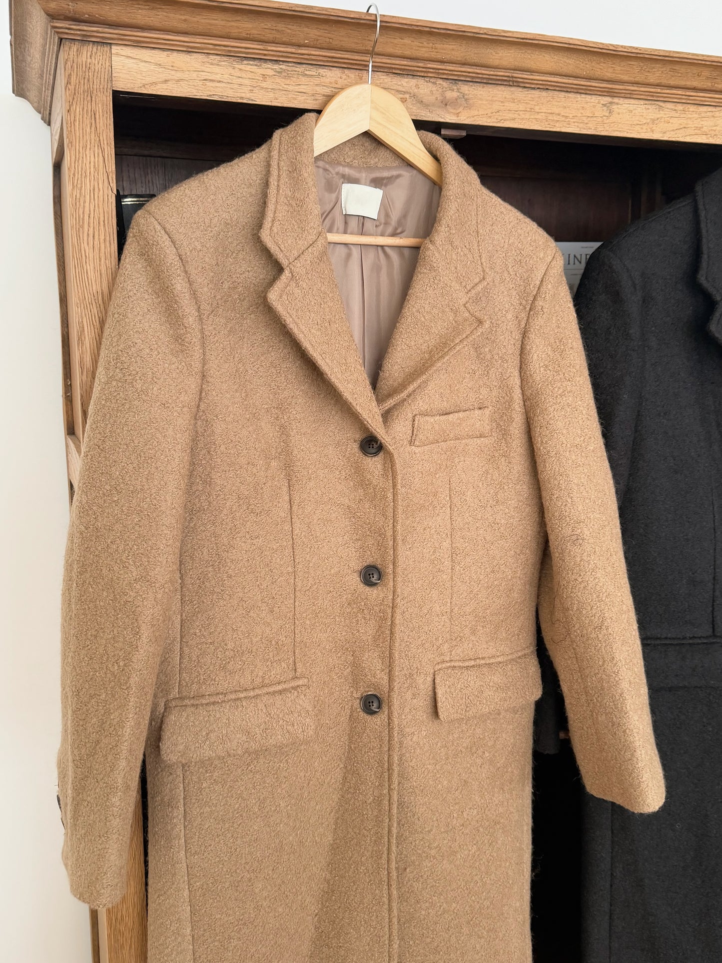 【予約】◆送料無料◆teddy long coat / camel