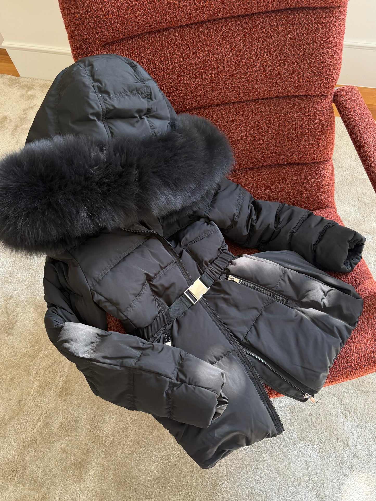 【予約】◆送料無料◆side pocket short down jacket / black