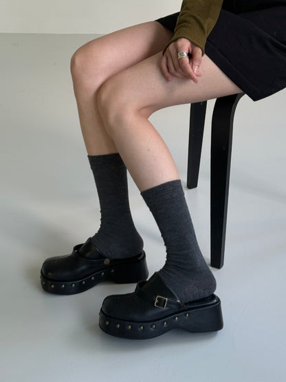 【送料無料】studded clog sansals
