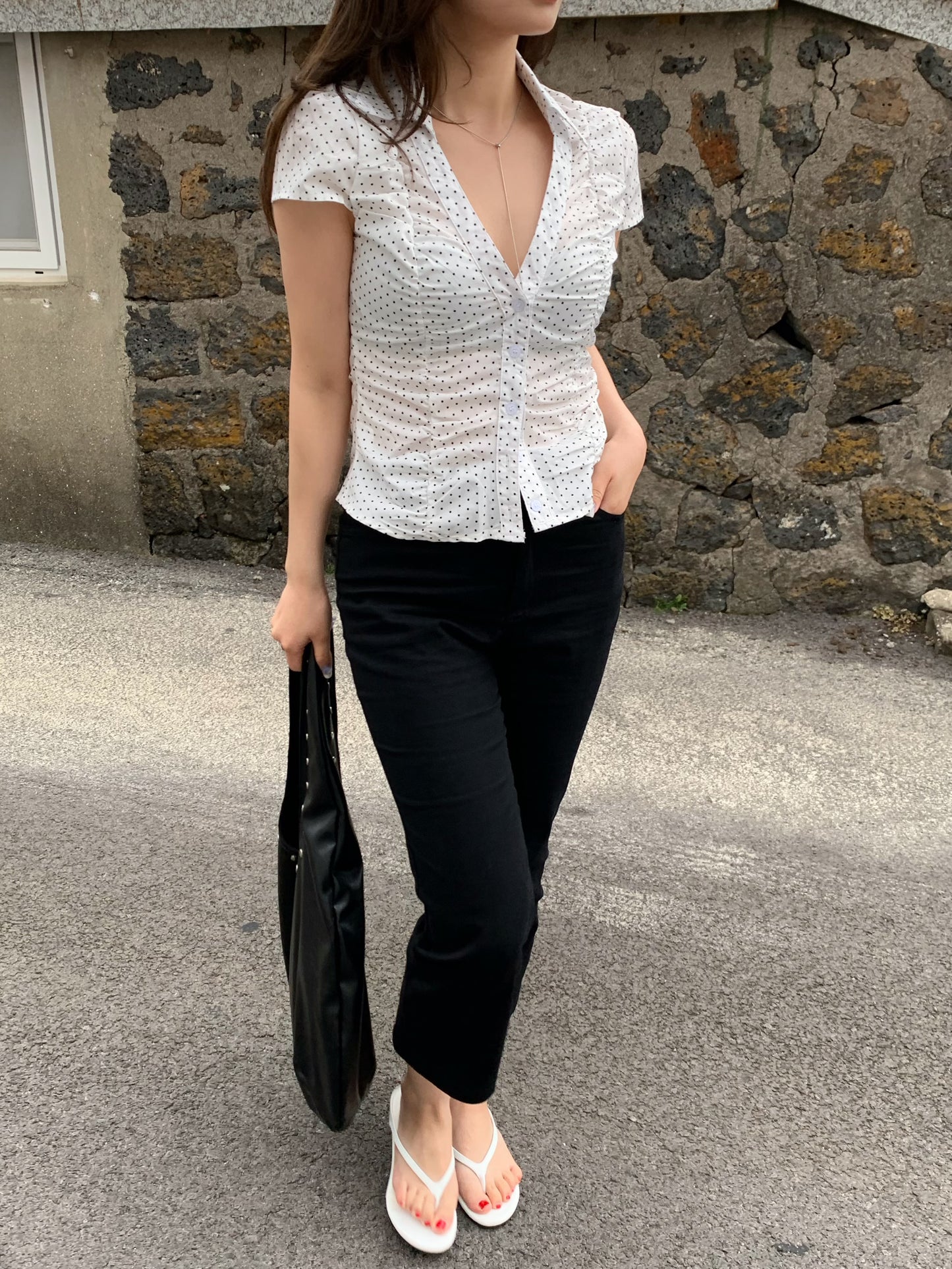 dot tight shirt
