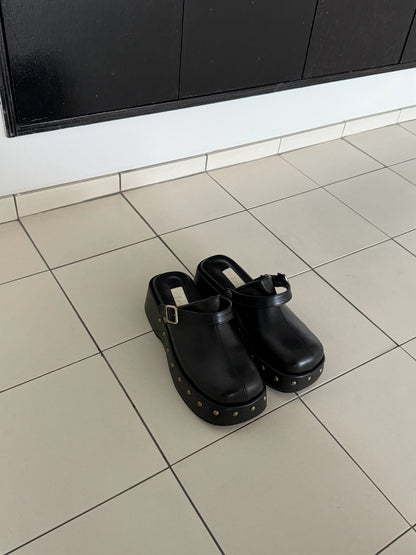 【送料無料】studded clog sansals