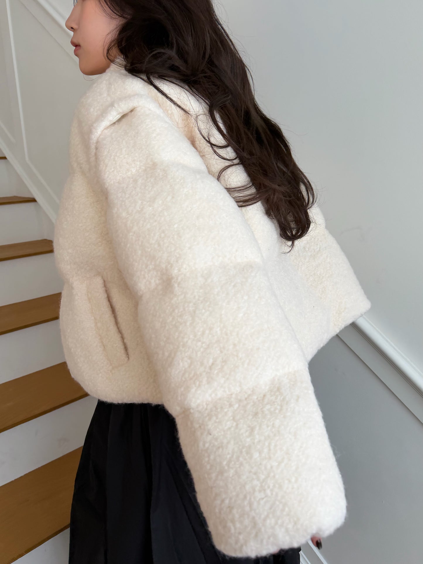 【即納】◆送料無料◆ snowman short down jacket