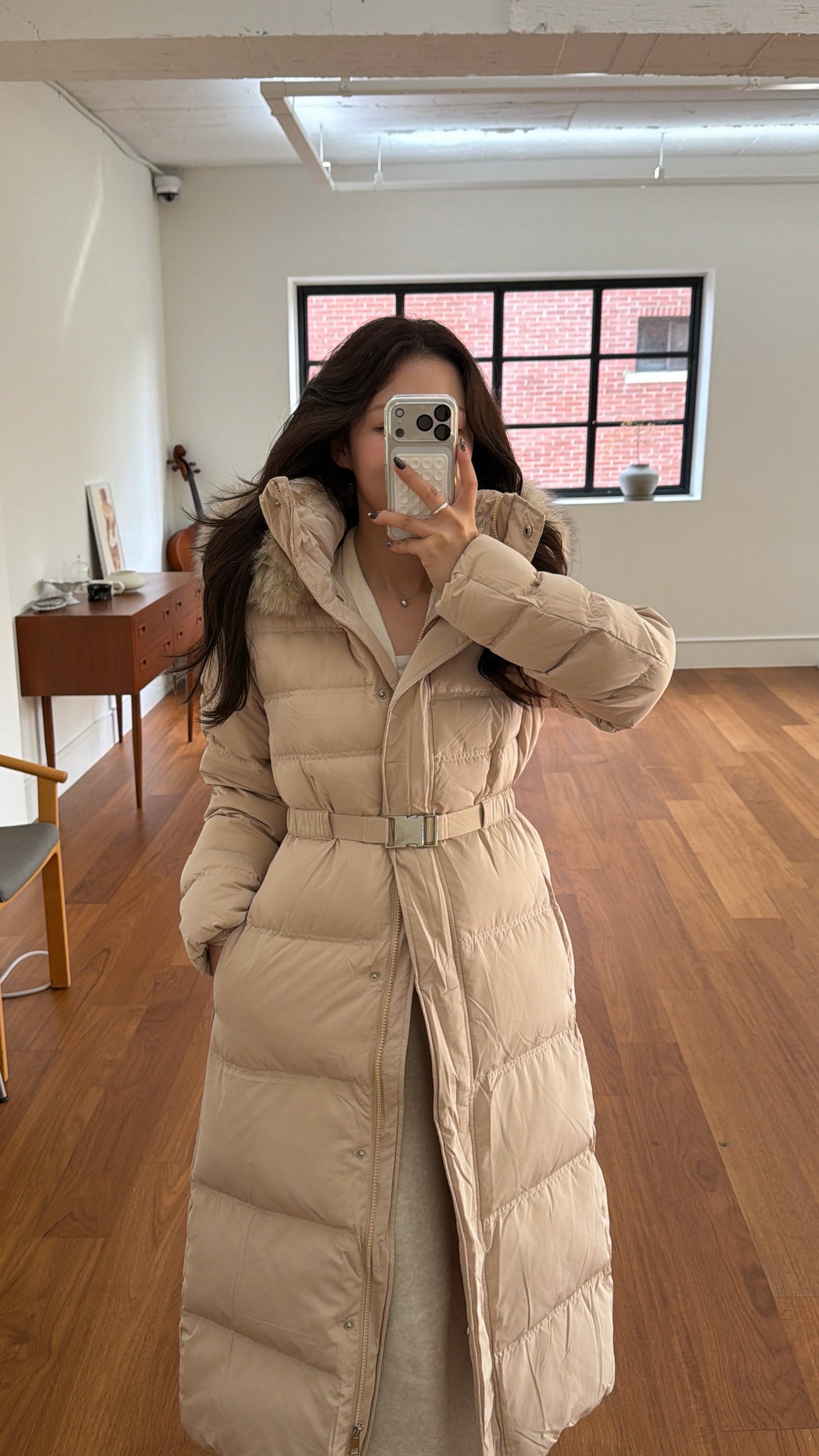 【予約】◆送料無料◆snow dust long pedding / beige