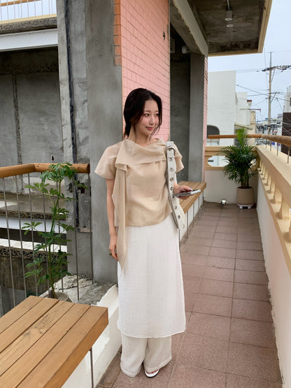 scarf blouse / 2color