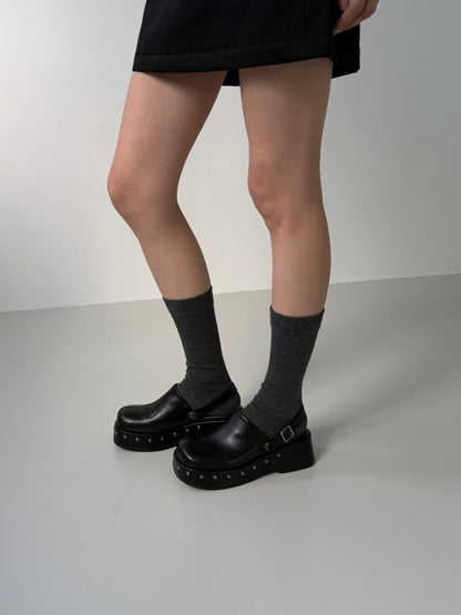 【送料無料】studded clog sansals