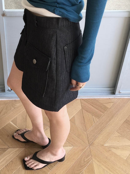 double pocket short pants