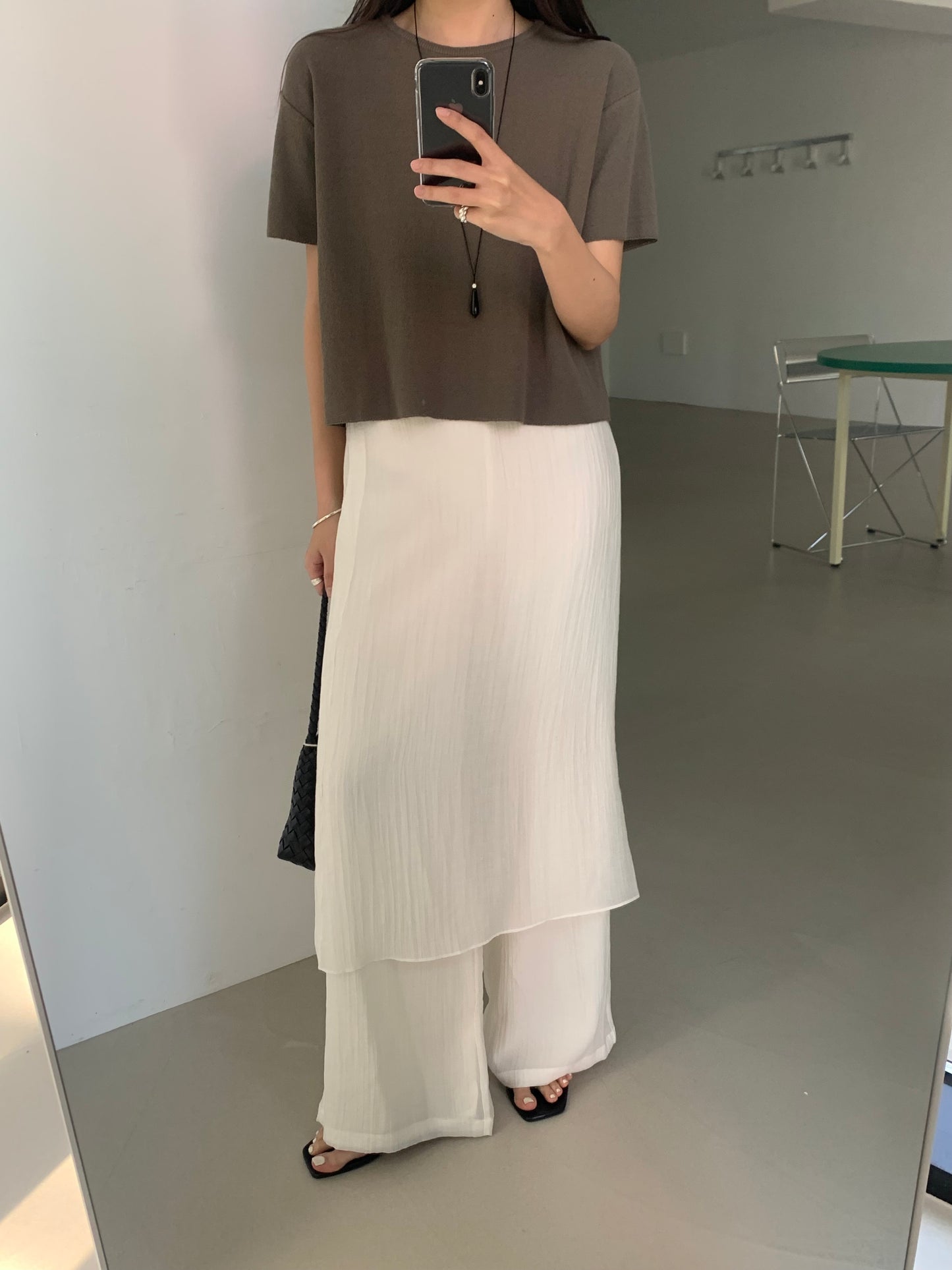 wrap wide pants / 3color