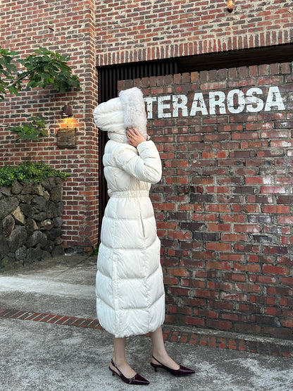 【予約】◆送料無料◆snow dust long pedding / ivory