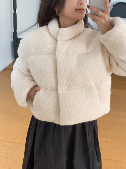 【即納】◆送料無料◆ snowman short down jacket