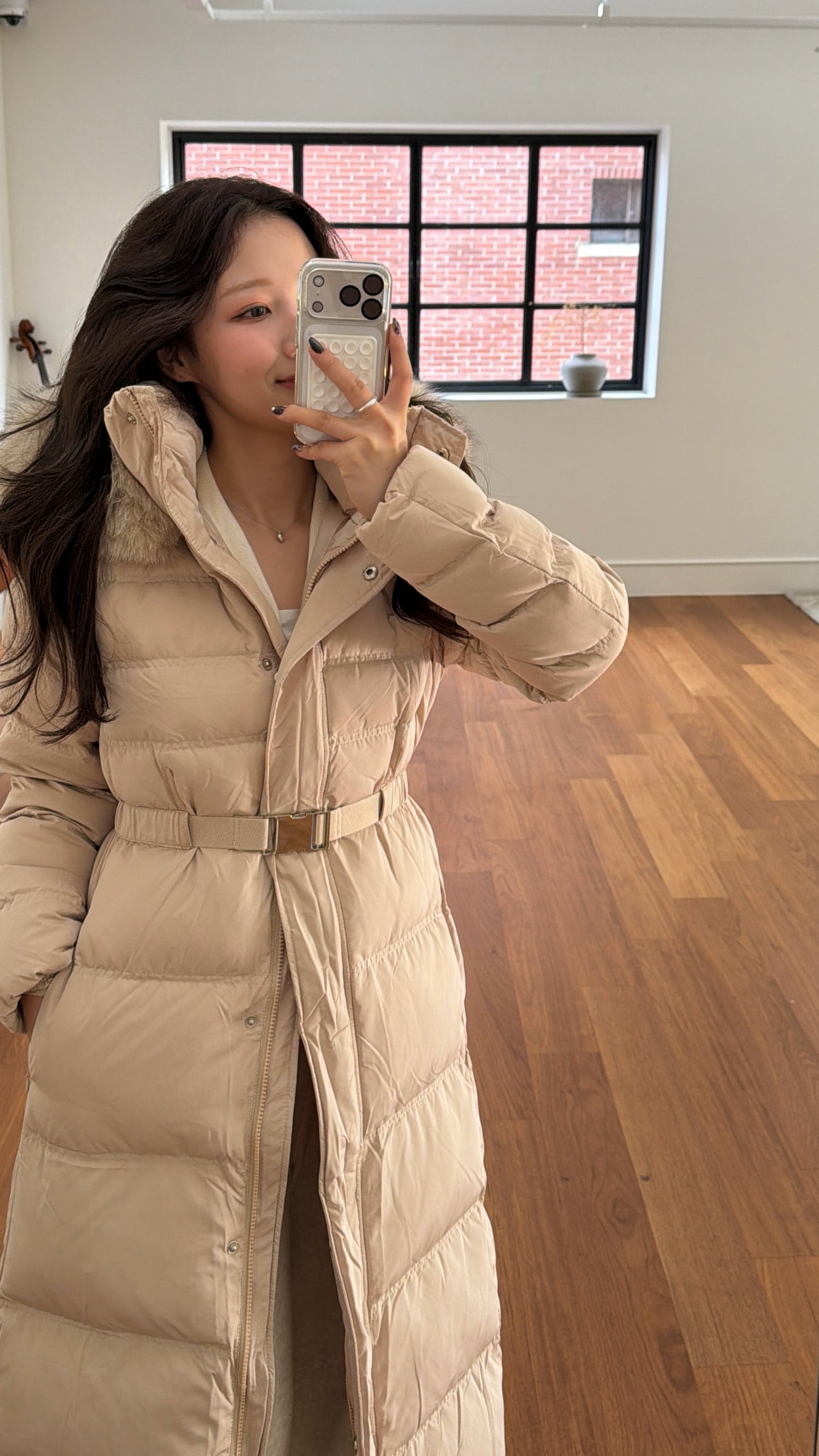 【予約】◆送料無料◆snow dust long pedding / beige