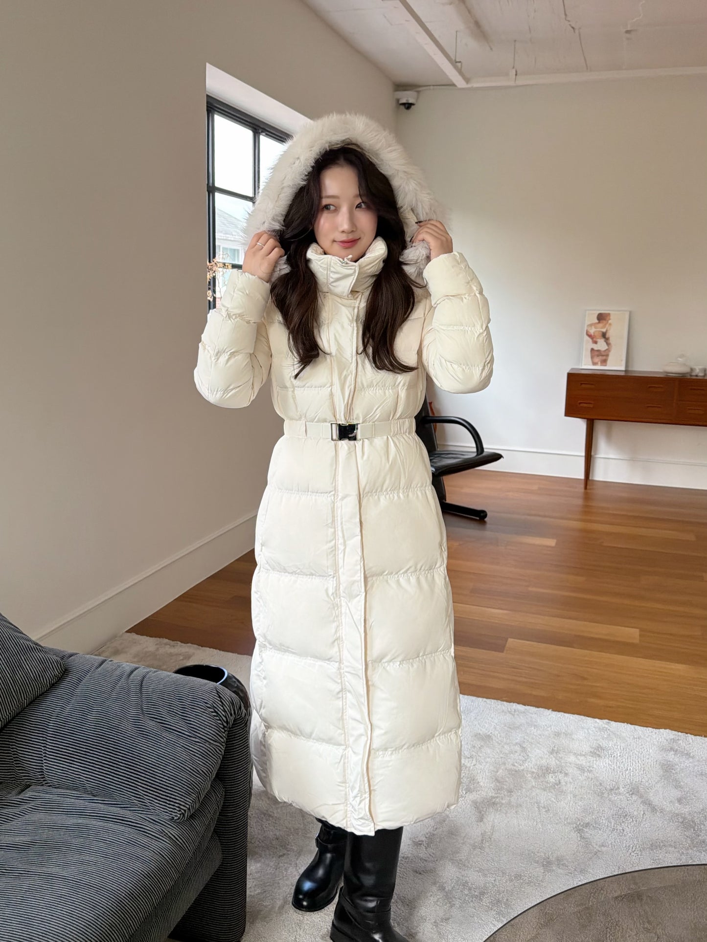 【予約】◆送料無料◆snow dust long pedding / ivory