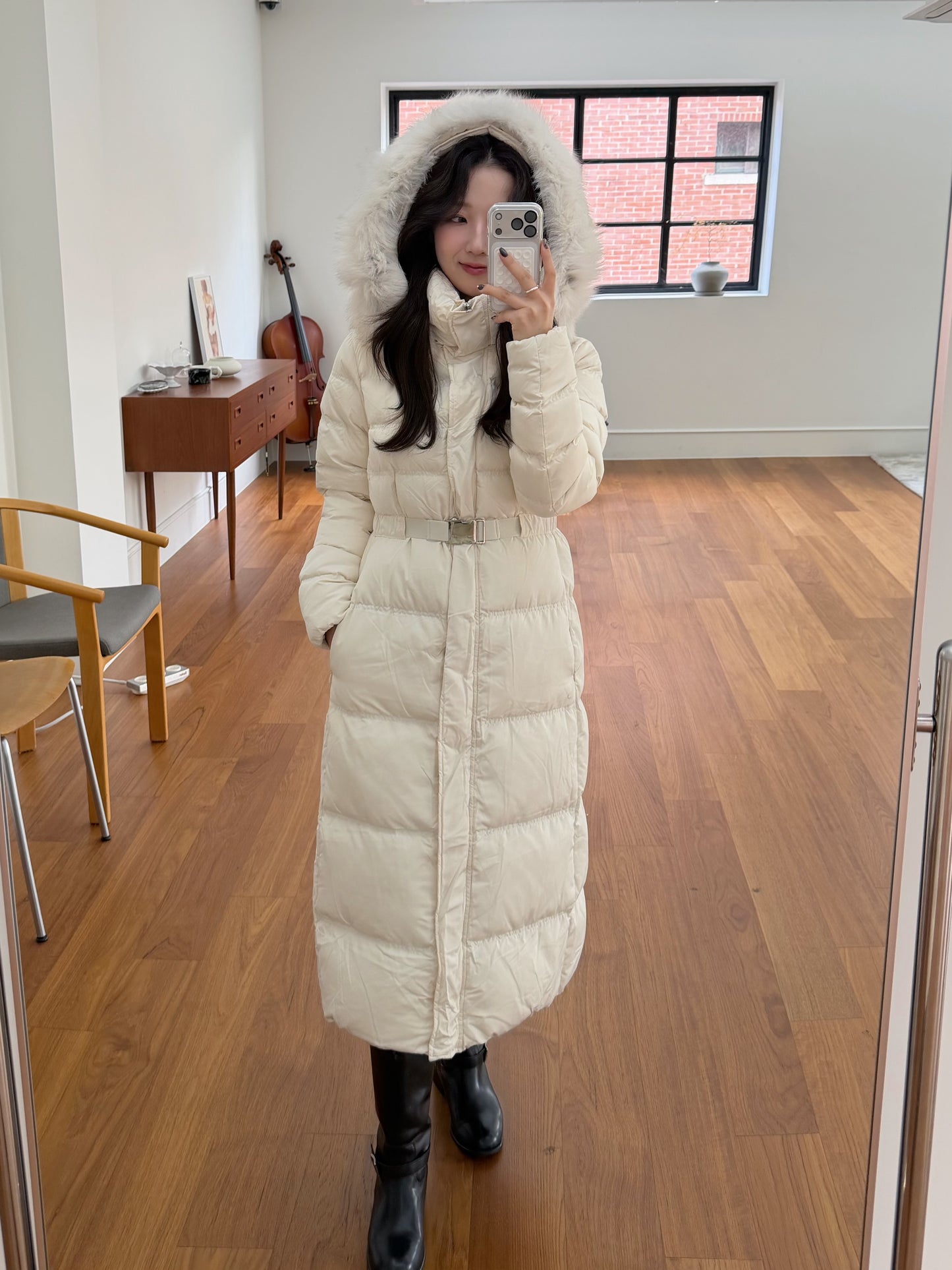 【予約】◆送料無料◆snow dust long pedding / ivory