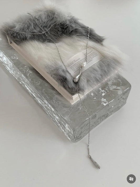 pearl Ychain long necklace