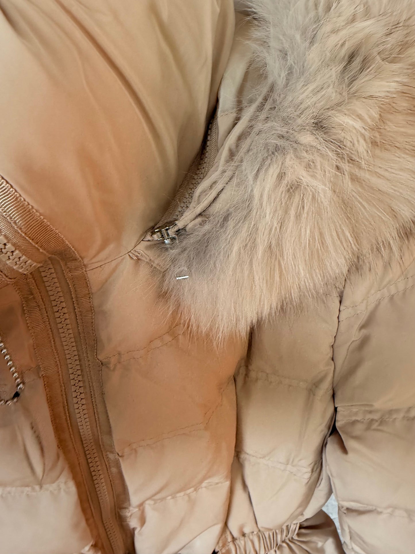 【予約】◆送料無料◆side pocket short down jacket / ivory