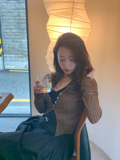 see through lib cardigan / 5color