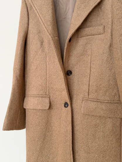 【予約】◆送料無料◆teddy long coat  / camel