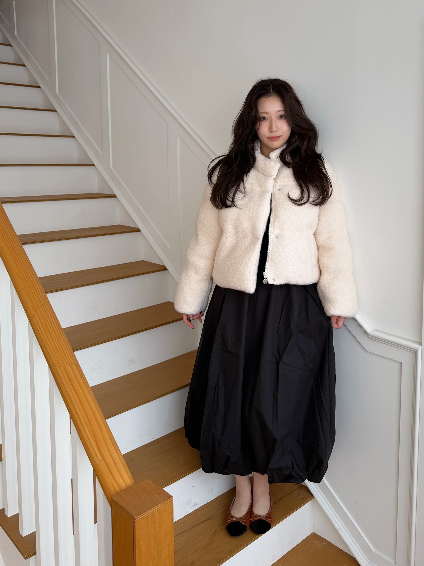 【即納】◆送料無料◆ snowman short down jacket