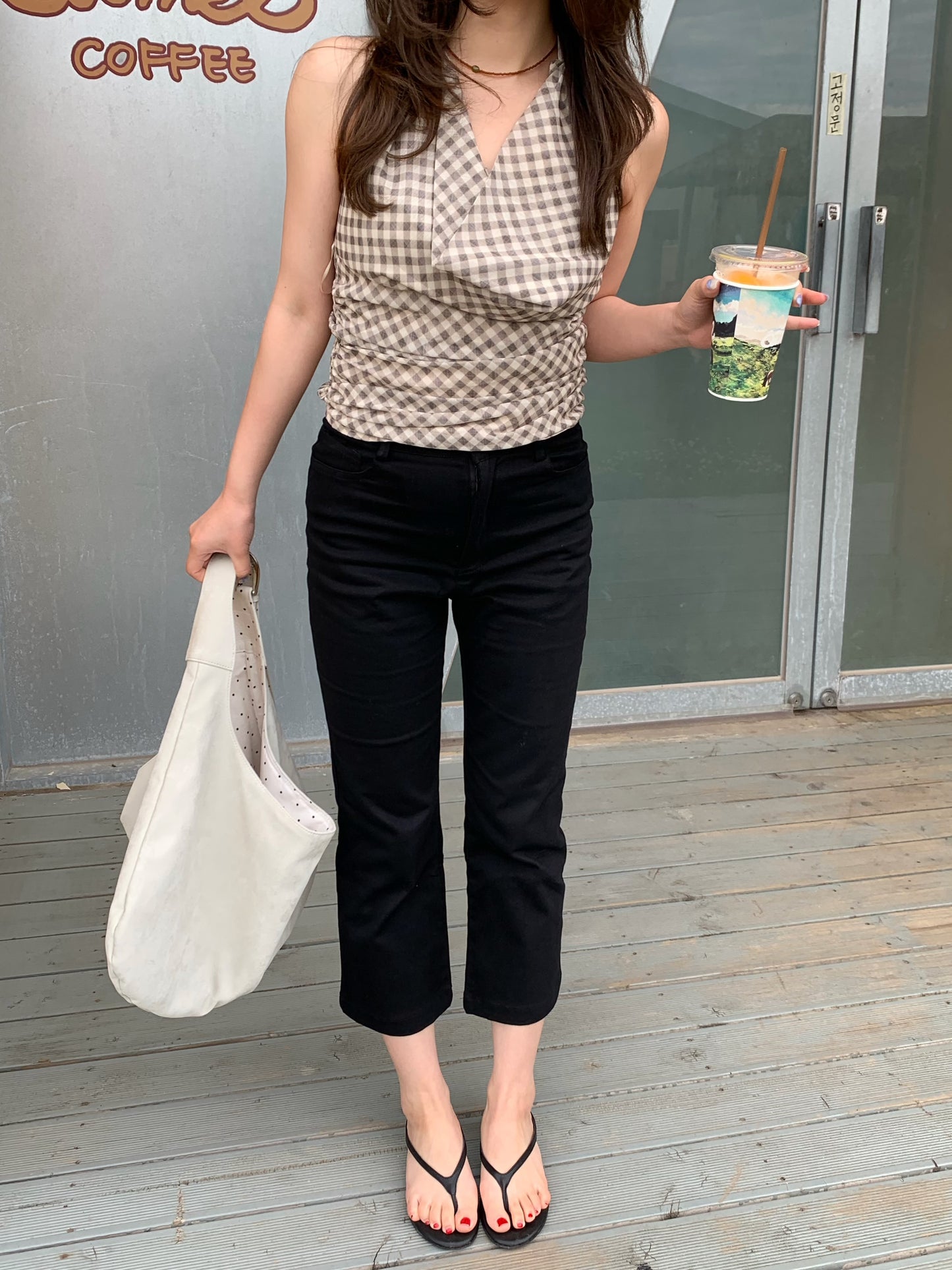 stretch sabrina flare pants / 2color