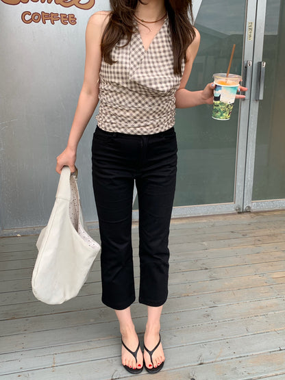 stretch sabrina flare pants / 2color