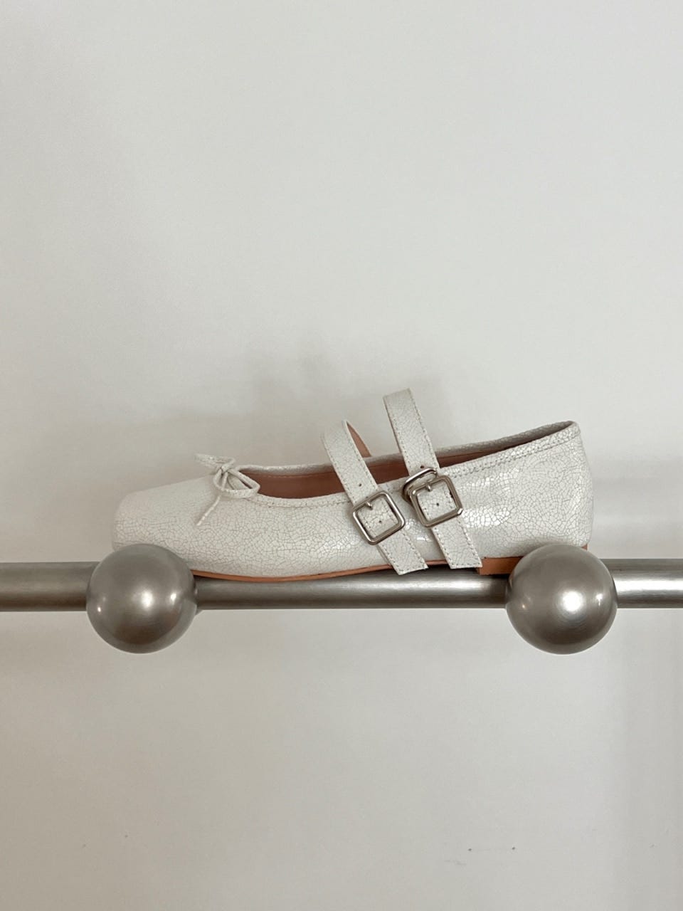 【送料無料】double belt ballerina shoes / 2color