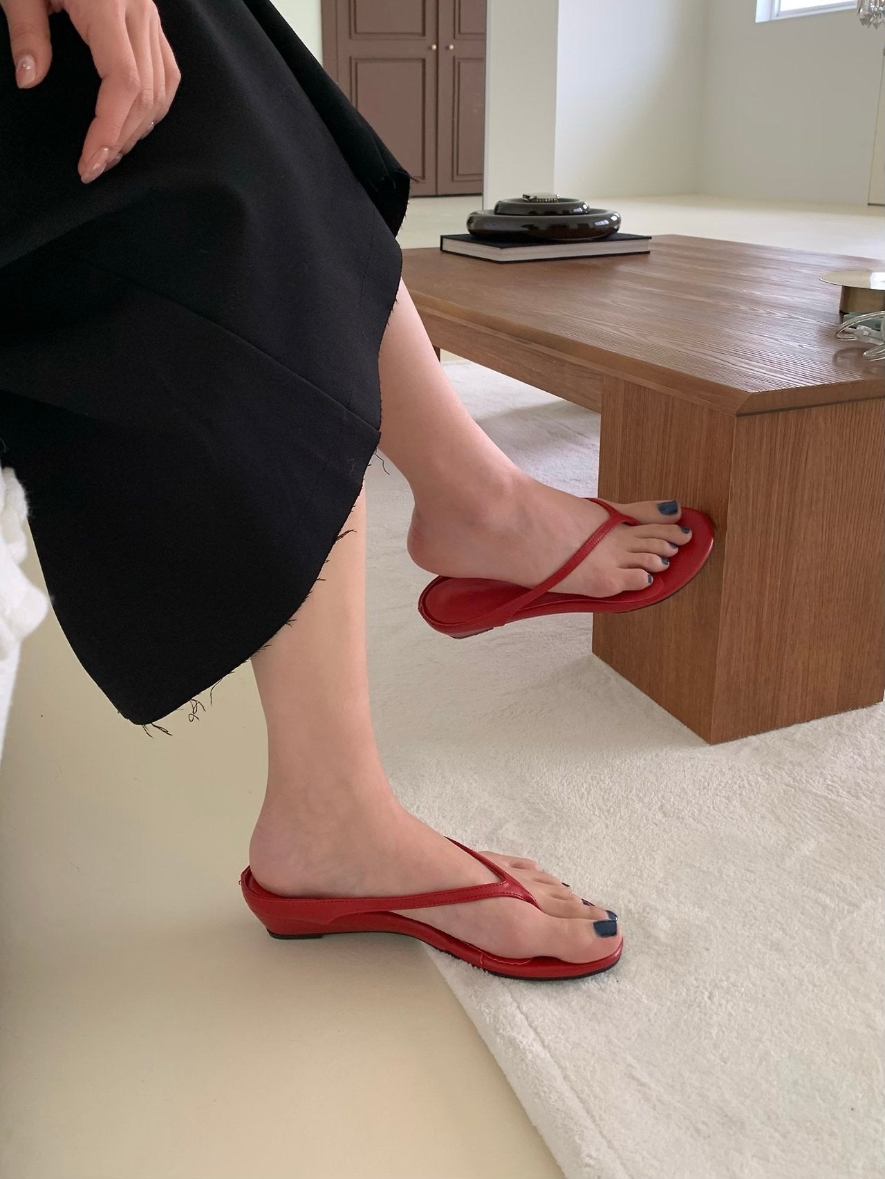wedge heels Ystrap sandals