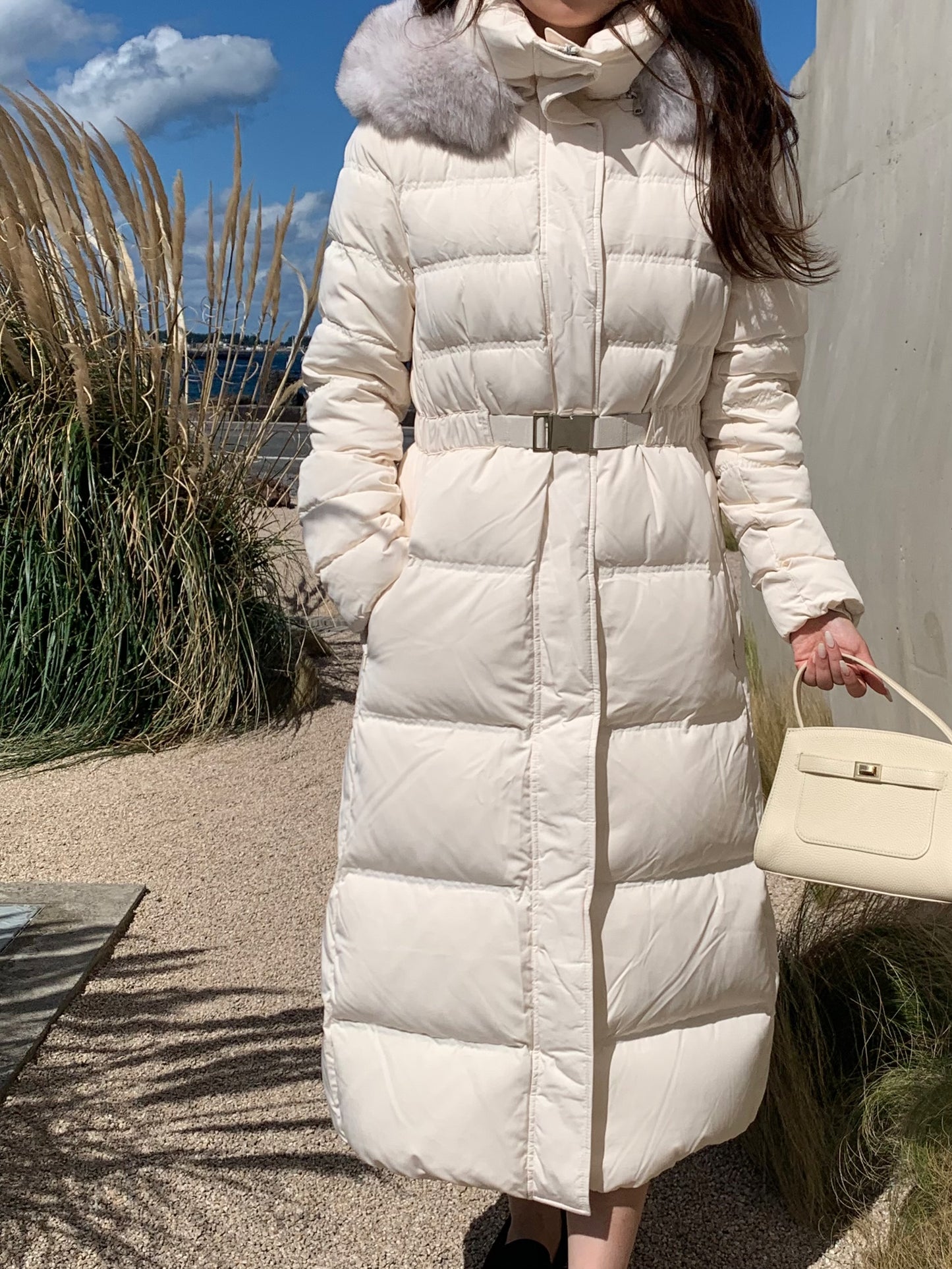 【予約】◆送料無料◆snow dust long pedding / ivory