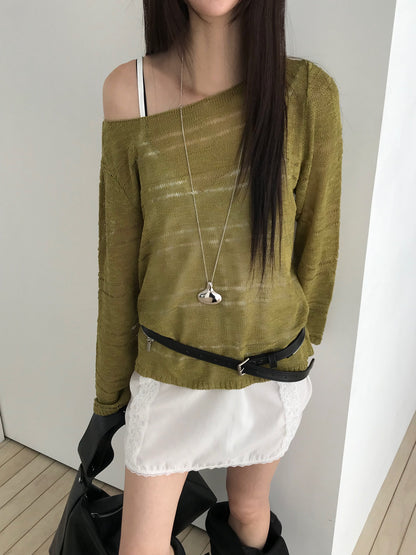 see-through summer Knit