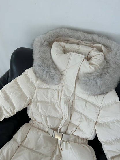 【予約】◆送料無料◆snow dust long pedding / ivory