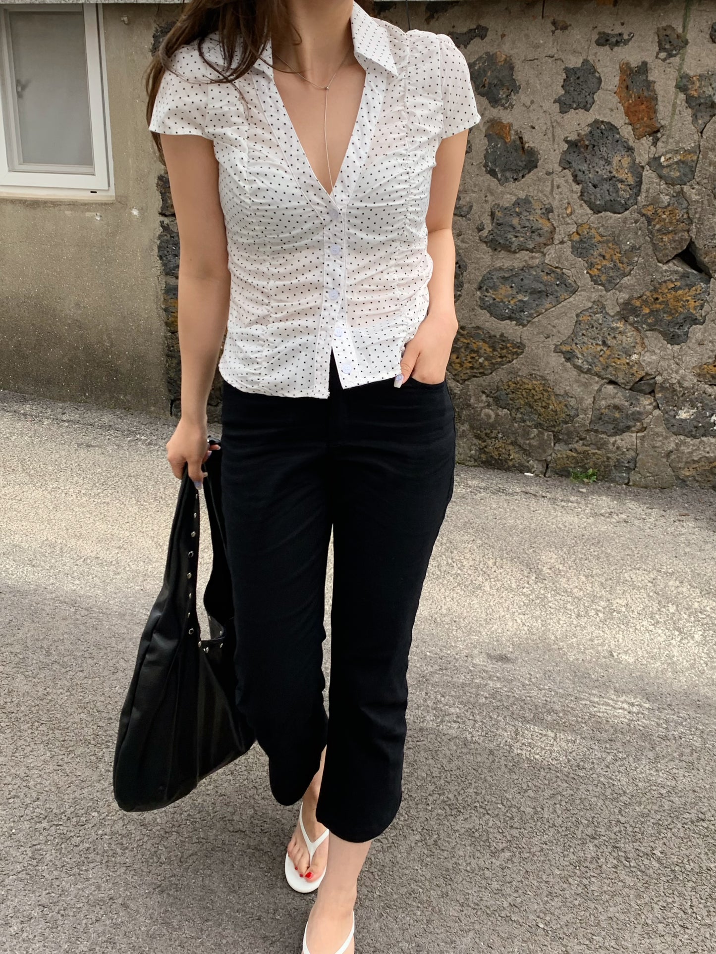 stretch sabrina flare pants / 2color