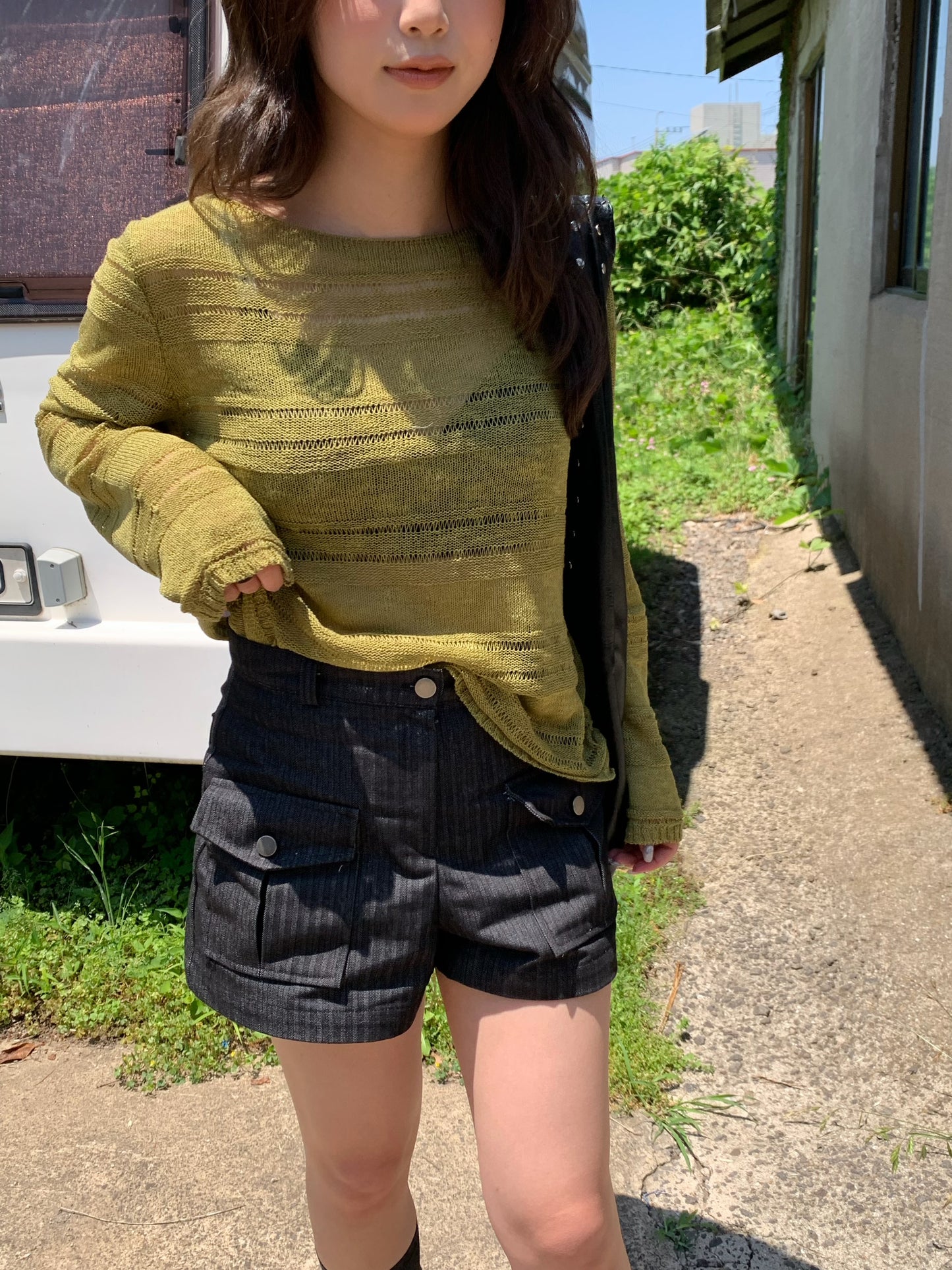 see-through summer Knit