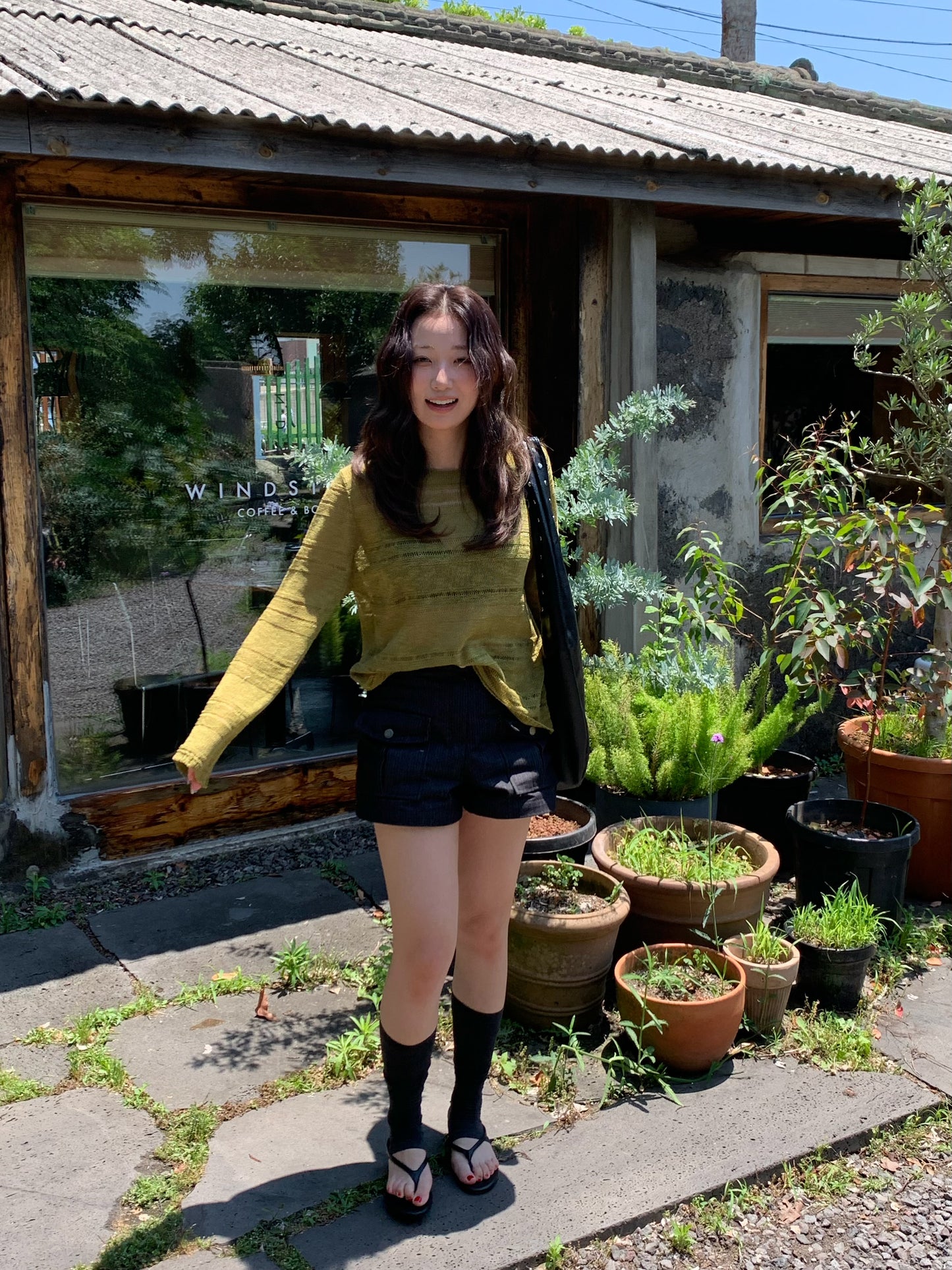 double pocket short pants
