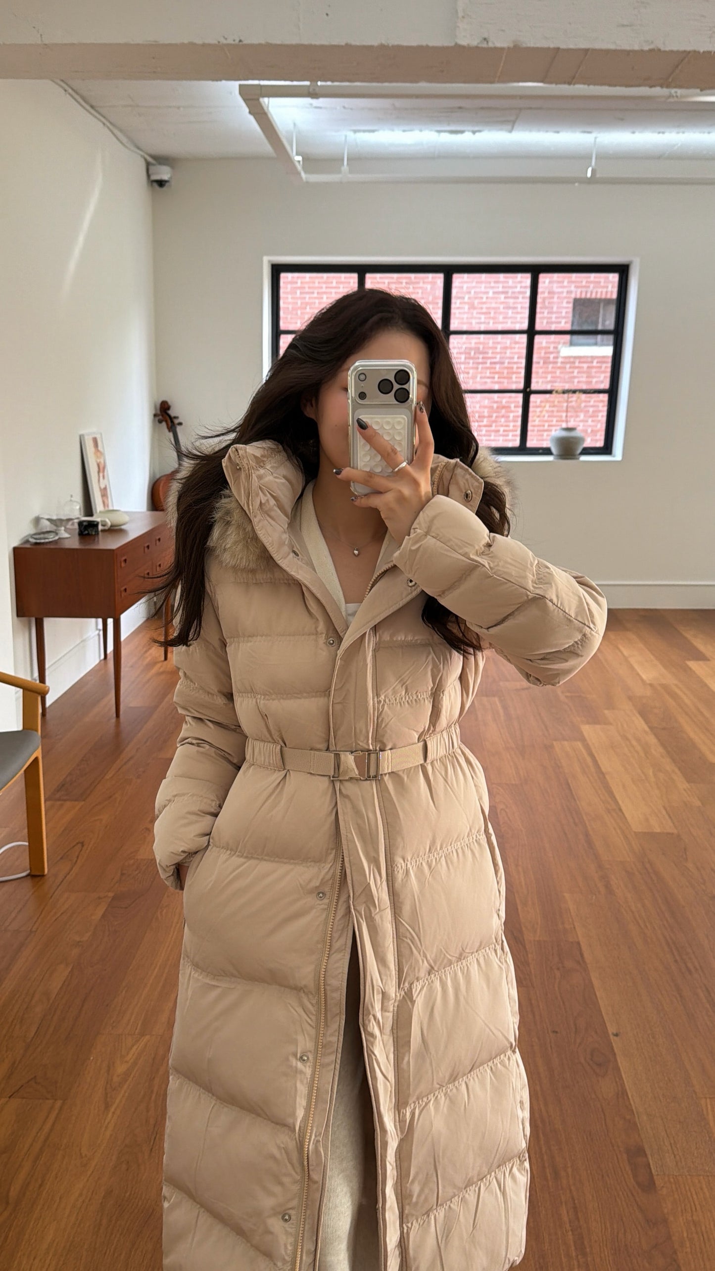 【予約】◆送料無料◆snow dust long pedding / beige