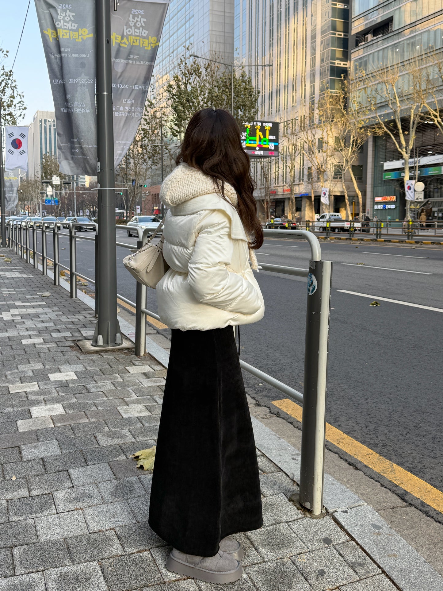 【予約】shawl collar light down / ivory