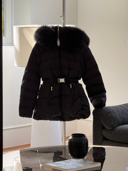 【予約】◆送料無料◆side pocket short down jacket / black