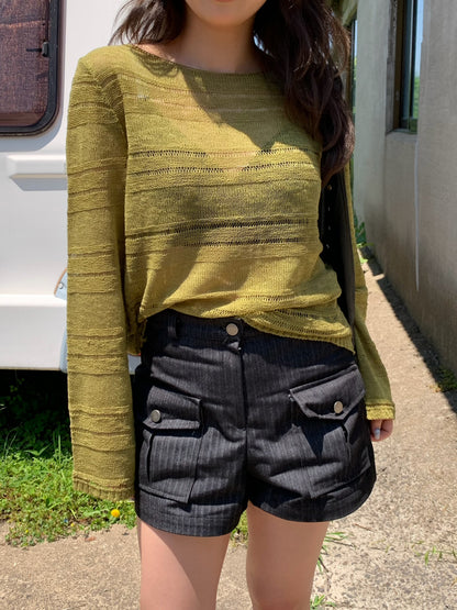 see-through summer Knit