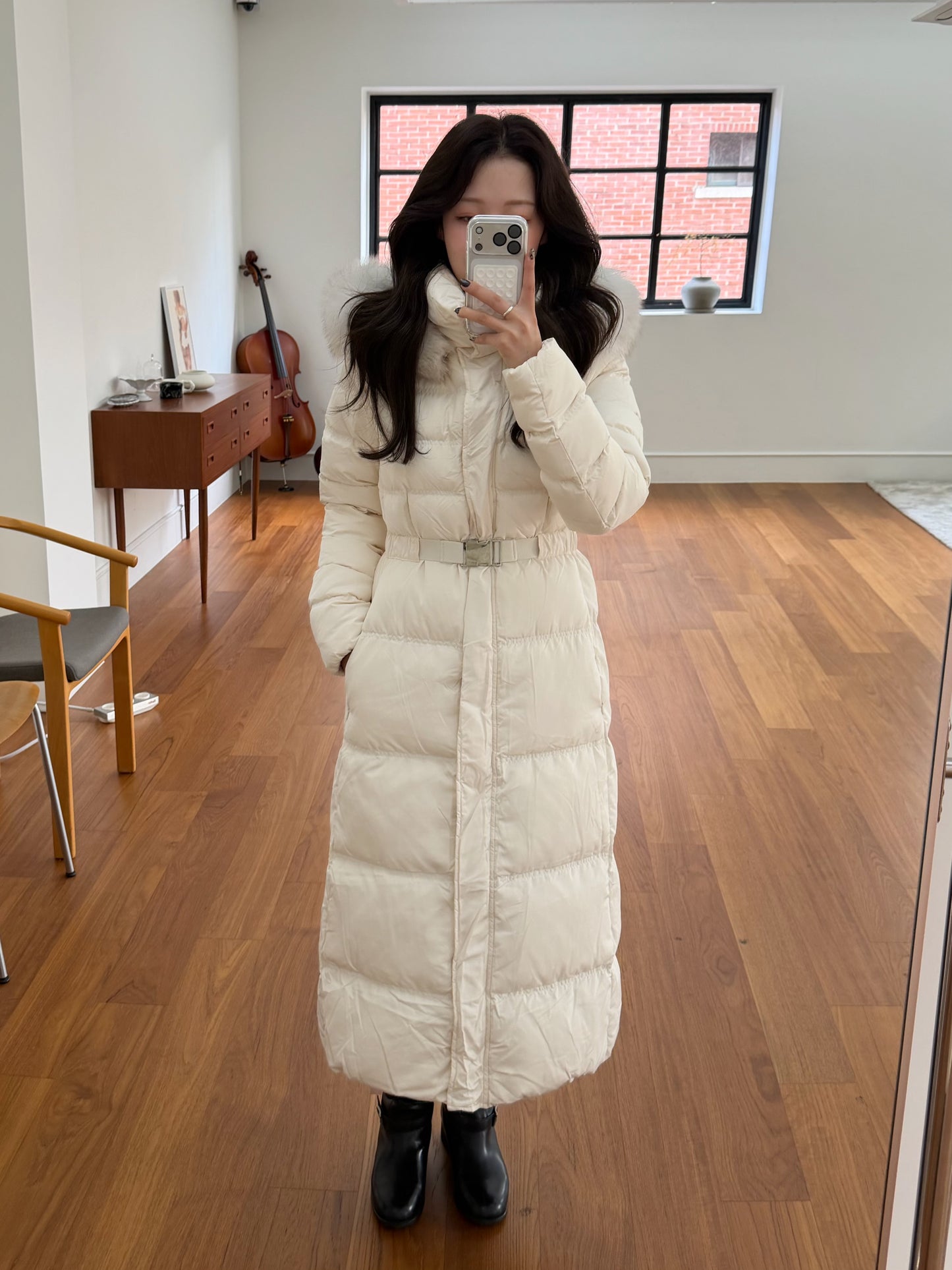 【予約】◆送料無料◆snow dust long pedding / ivory