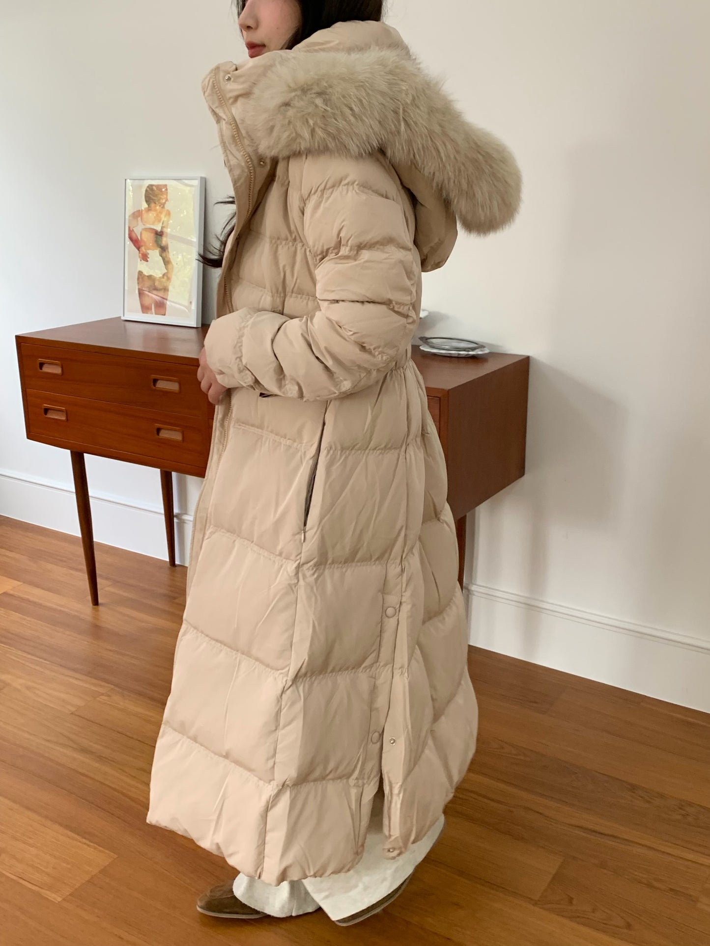 【予約】◆送料無料◆snow dust long pedding / beige