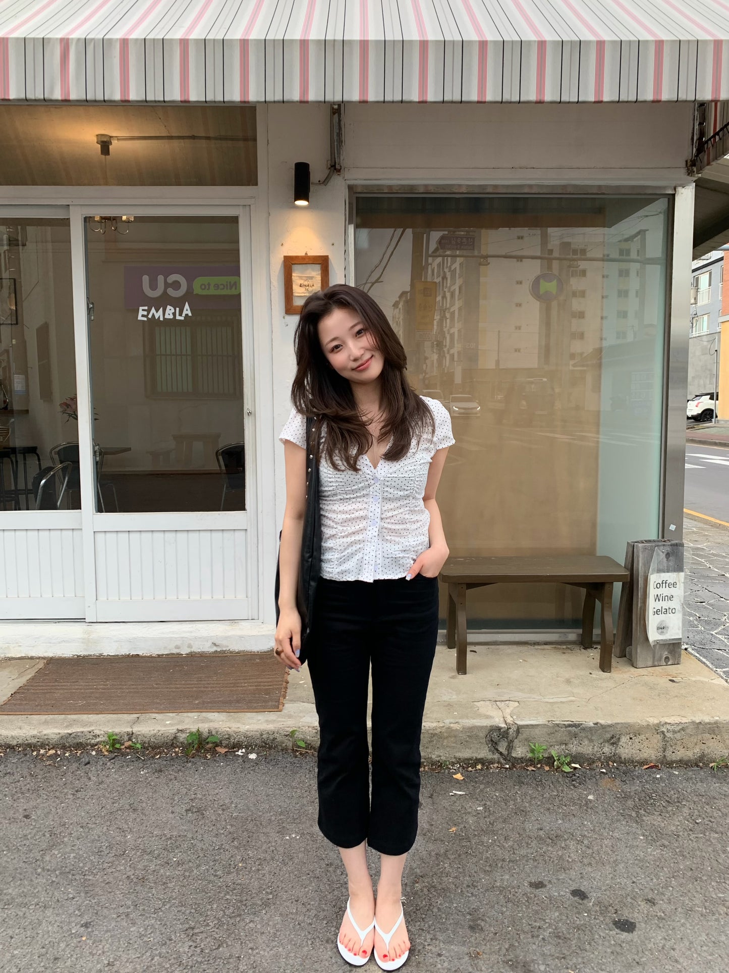 stretch sabrina flare pants / 2color