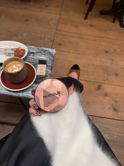 【予約】cotton candy fur jacket / milk white