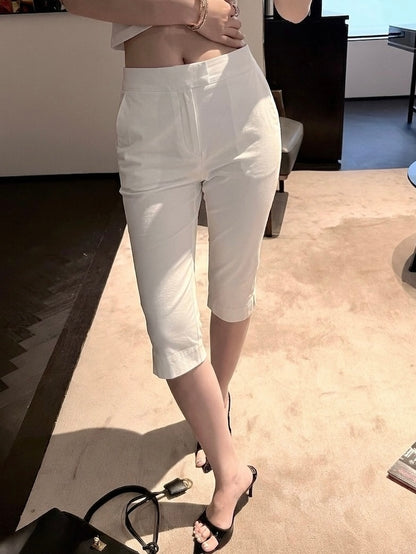 half capri pants / 2color
