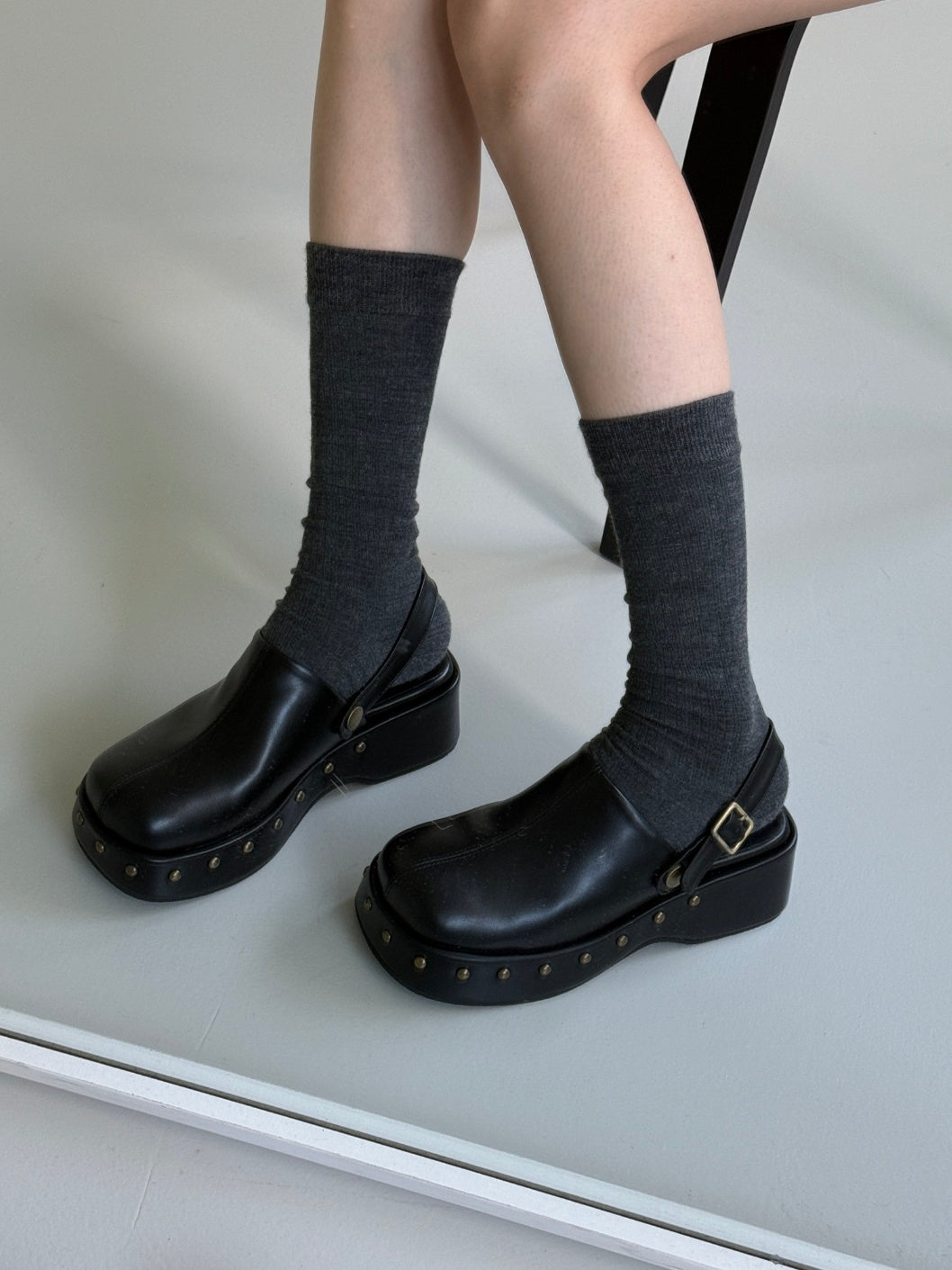 【送料無料】studded clog sansals