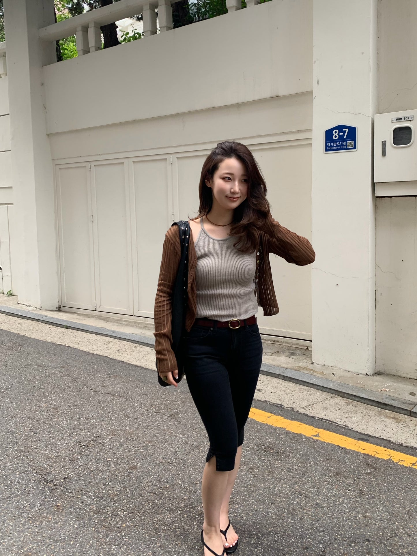 see through lib cardigan / 5color