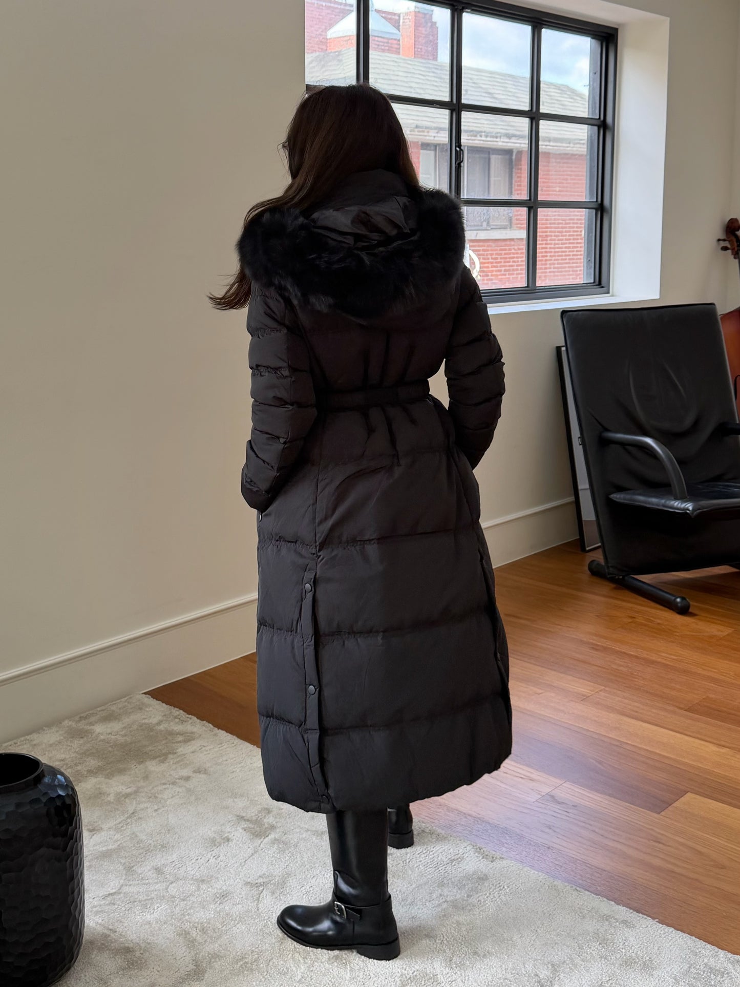 【予約】◆送料無料◆snow dust long pedding / black