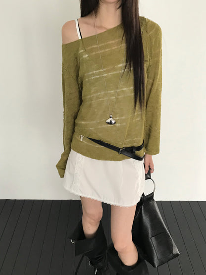 see-through summer Knit
