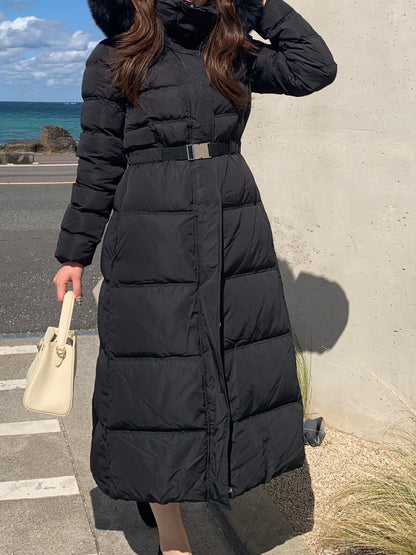 【予約】◆送料無料◆snow dust long pedding / black