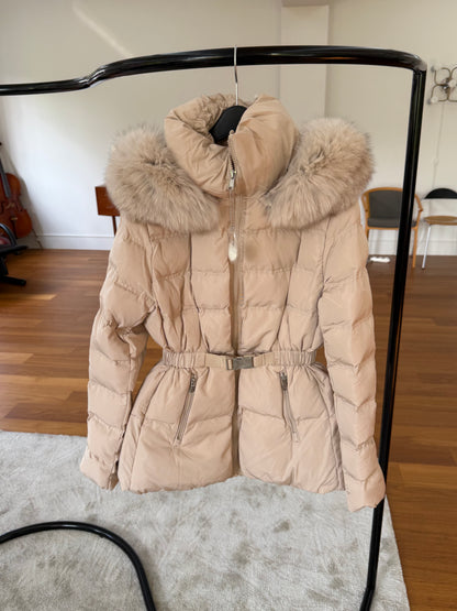 【予約】◆送料無料◆side pocket short down jacket / beige