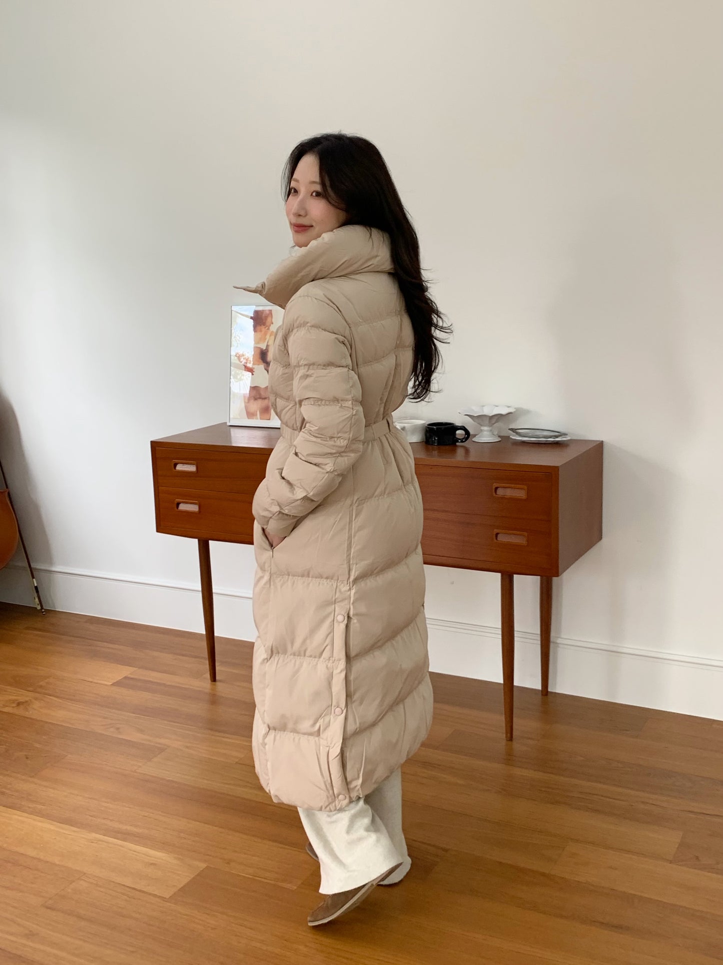 【予約】◆送料無料◆snow dust long pedding / beige