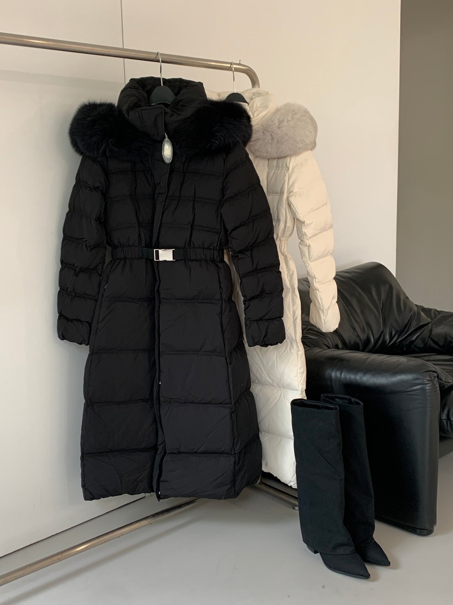 【予約】◆送料無料◆snow dust long pedding / black