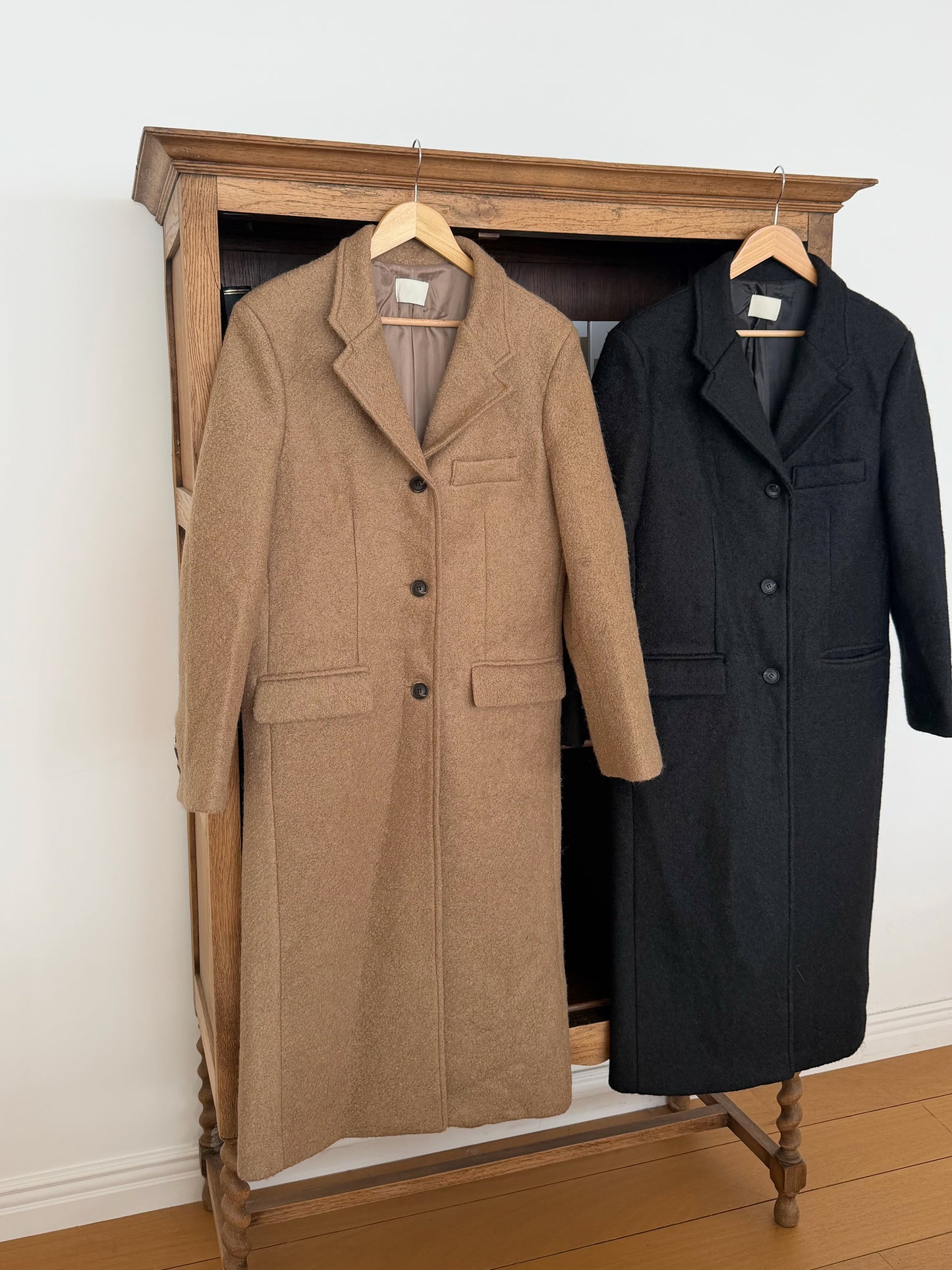 【予約】◆送料無料◆teddy long coat  / camel