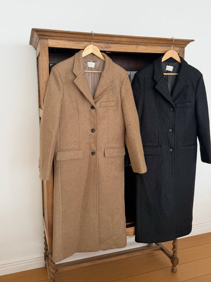 【予約】◆送料無料◆teddy long coat  / camel